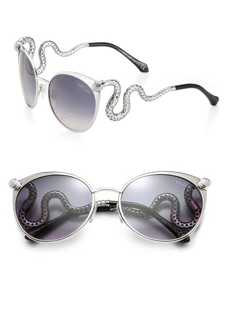 roberto cavalli snake sunglasses